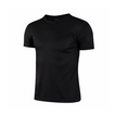 T-shirt noir sport homme femme, coupe confortable, respirant et séchage rapide