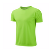T-shirt vert pour homme et femme, running et fitness, séchage rapide et confort premium