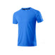T-shirt sport homme bleu en polyester, respirant, léger et séchage rapide