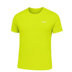 T-shirt sport homme jaune fluo UltraRespire – tissu respirant, séchage rapide, coupe athlétique