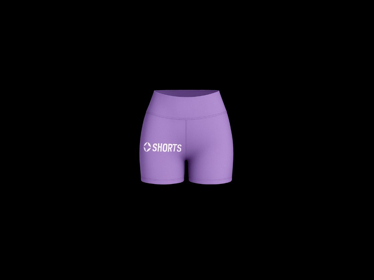 Short sport femme violet – short technique taille haute