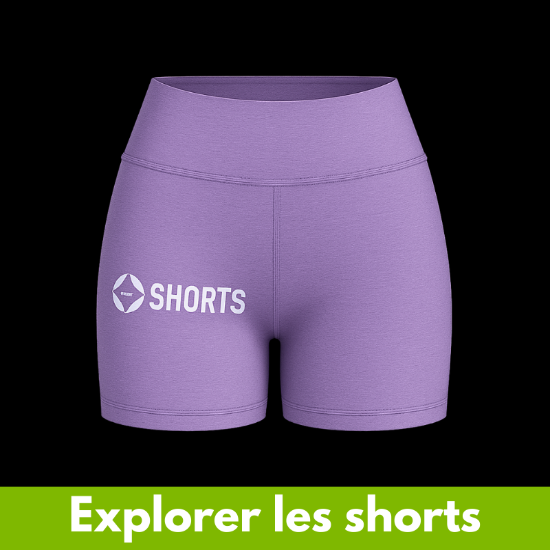 Shorts sport femme