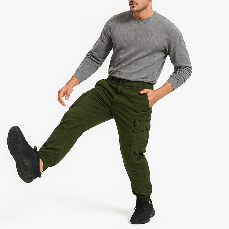 Pantalon Cargo Tactique Homme – Résistant, Stretch, Multi-Poches