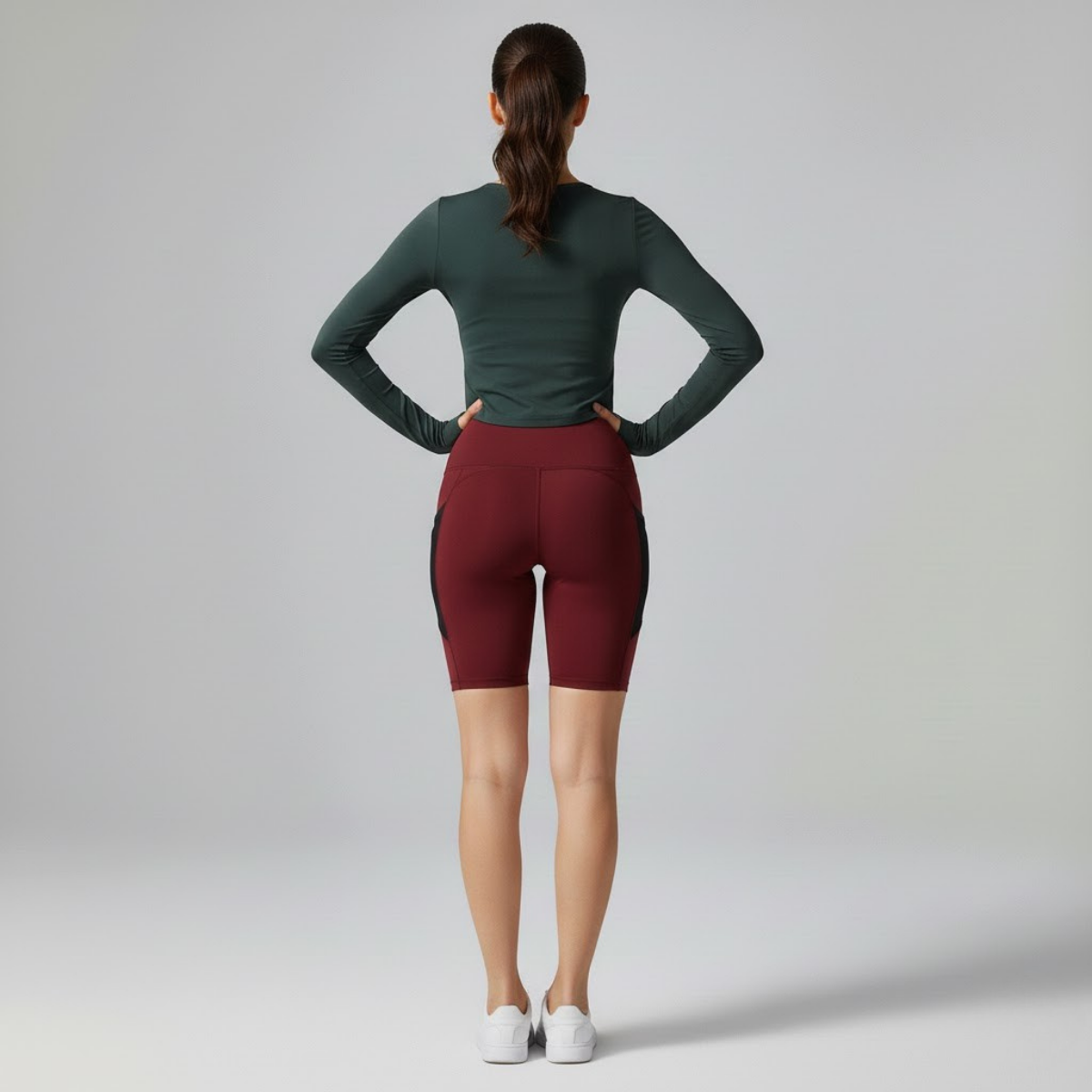 Short de Sport Femme Taille Haute – Maintien & Performance