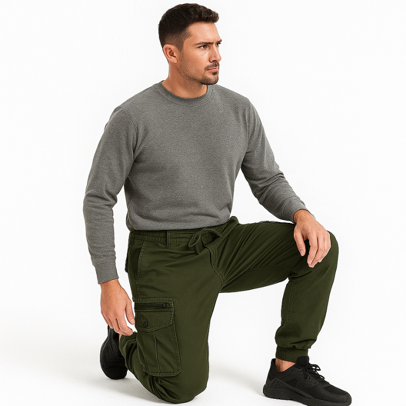 Pantalon Cargo Tactique Homme – Résistant, Stretch, Multi-Poches