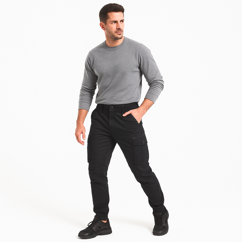 Pantalon Cargo Tactique Homme – Résistant, Stretch, Multi-Poches