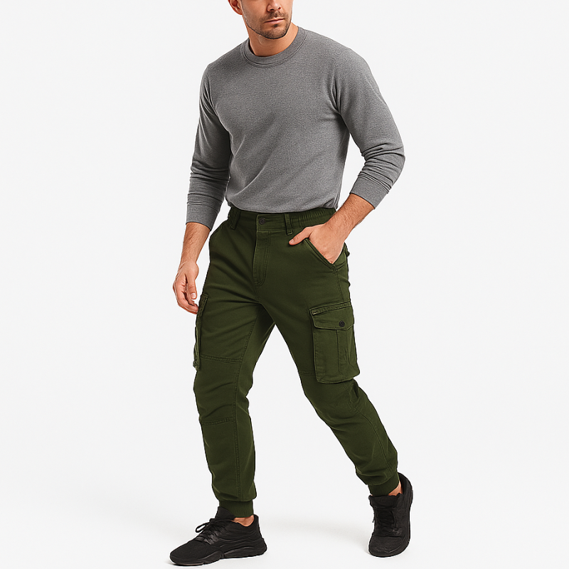 Pantalon Cargo Tactique Homme – Résistant, Stretch, Multi-Poches