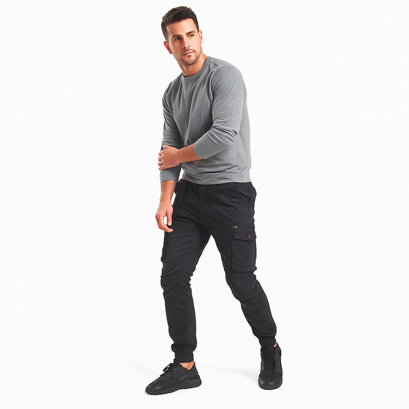 Pantalon Cargo Tactique Homme – Résistant, Stretch, Multi-Poches