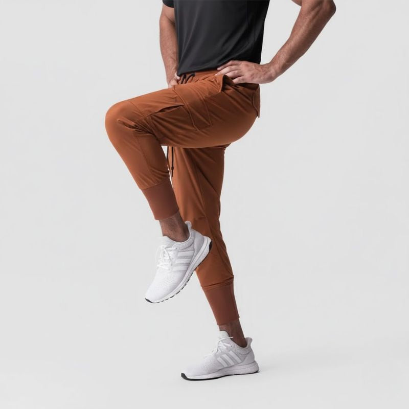Jogger Running Homme Terracotta – Pantalon Sport Stretch Performance
