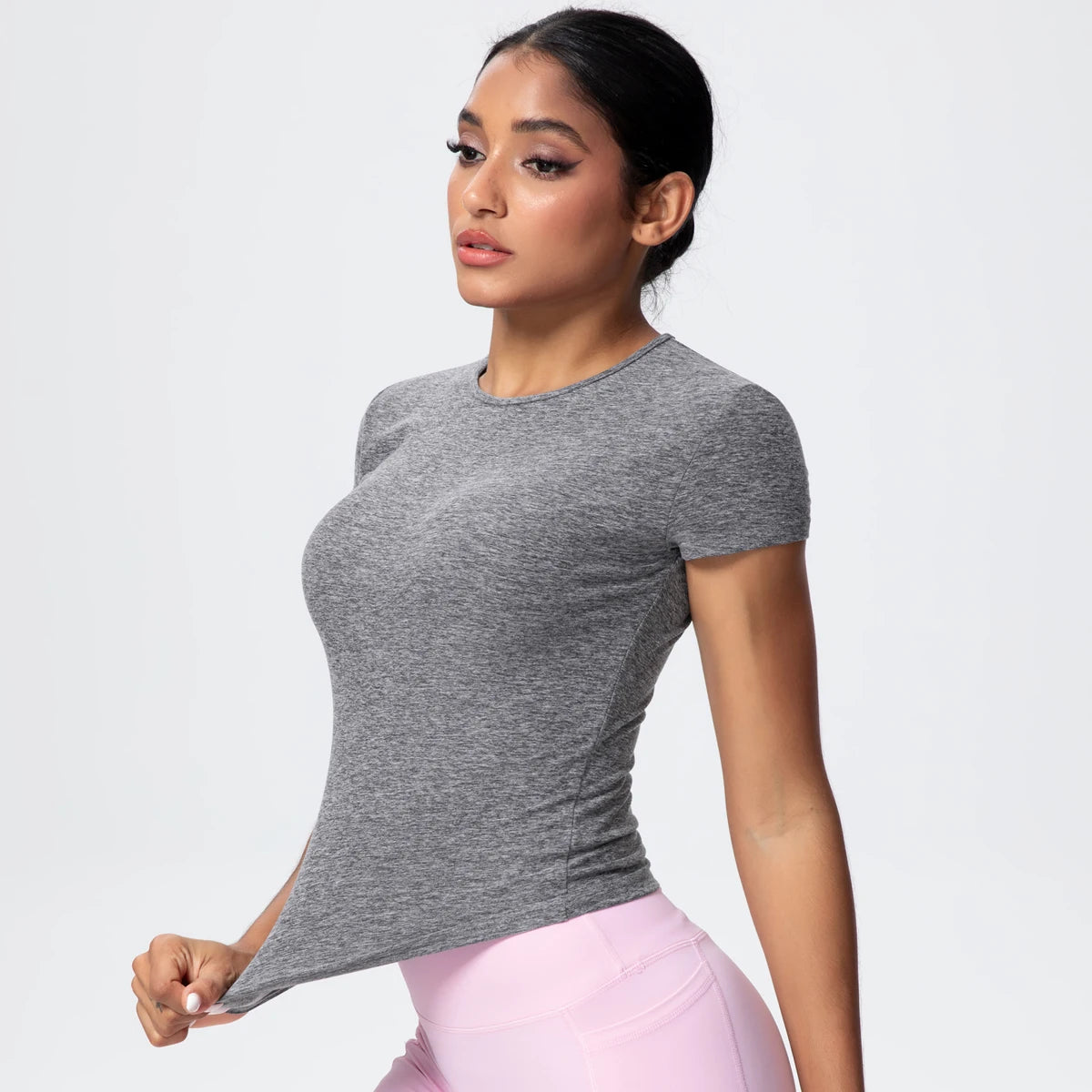 T-Shirt Sport Femme Premium — Respirant, Gainant & Anti-Transpiration