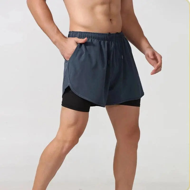 Short de Course Homme Séchage Rapide Double Couche DecaTeamSports
