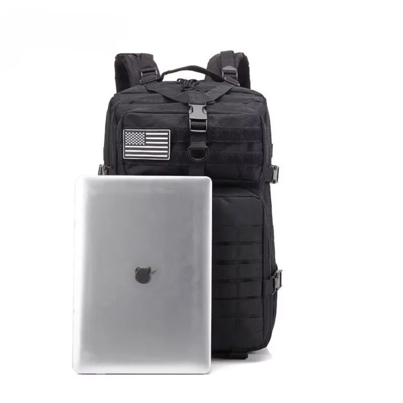 Sac à dos tactique 45L grande capacité avec compartiment pour ordinateur portable idéal pour randonnée voyage et outdoor