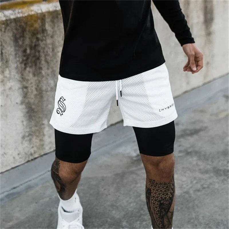 short-running-homme-2-en-1-blanc-vue-laterale-compression-decateamsports