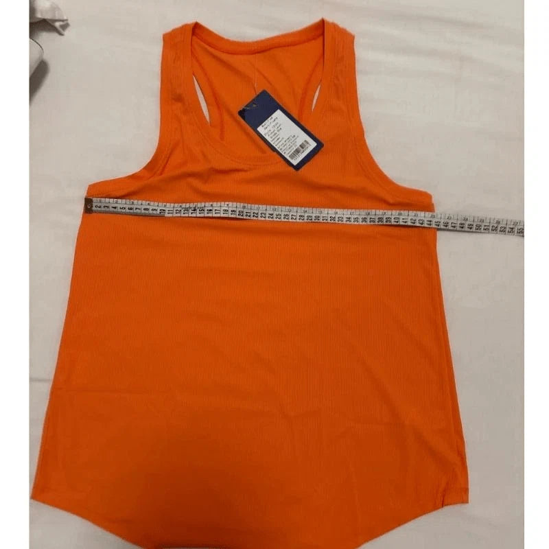 Débardeur femme orange confort stretch - vérification taille