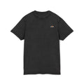 T-shirt oversize acid wash noir DTS style streetwear vintage unisexe vue de face