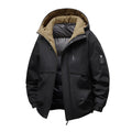 Veste coupe vent homme noire avec capuche idéale pour running randonnée sport extérieur